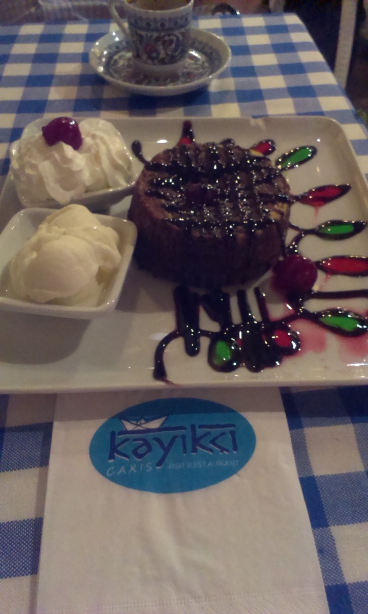 Chokladfondant på Kayikci