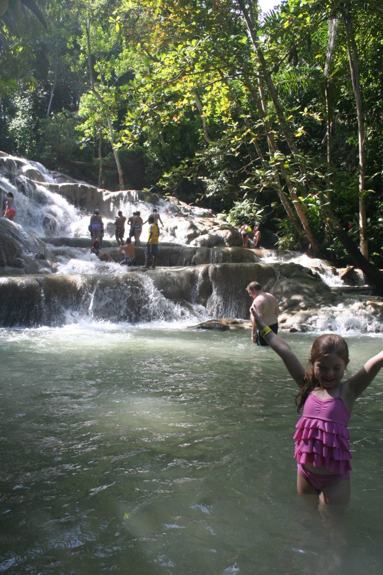 Moa vid Dunn´s River falls