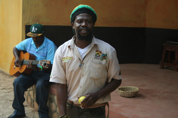 Vår guide Benjamin. Nine Mile